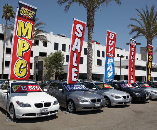 Flat Top Swooper Banner - HONDA