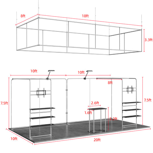 10x20ft Showroom Display Kit - A1