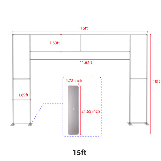 Flat Square Door Arch Stand