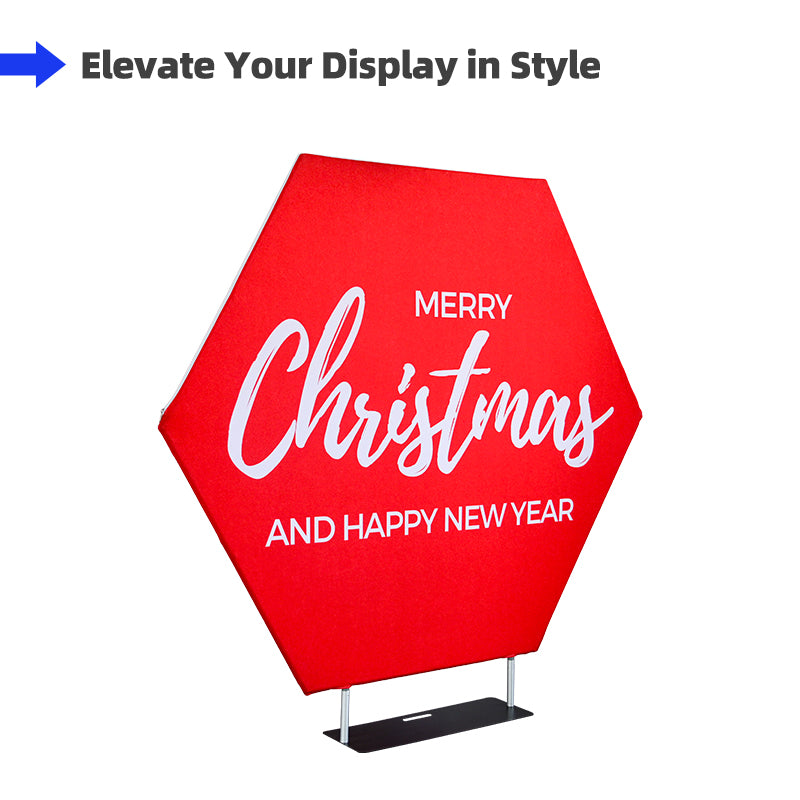Load image into Gallery viewer, Hexagon Shape Backdrop ( Double Sided Print )
