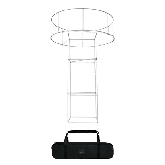 Showroom Tower with Hanging Sign