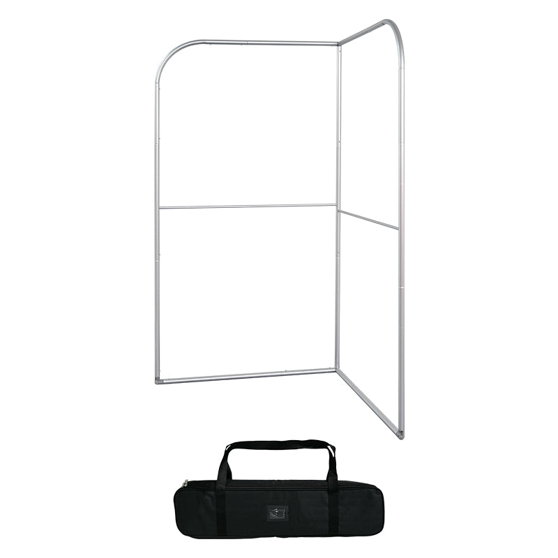 Load image into Gallery viewer, L Shaped Fabric Banner Stand (Round Corners)
