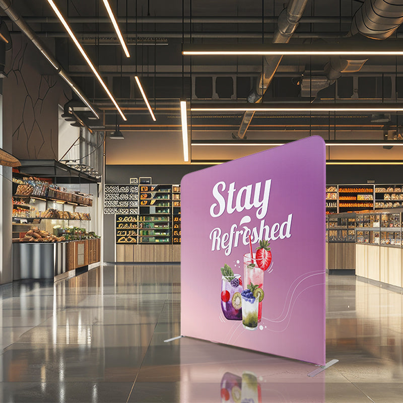 Load image into Gallery viewer, Slope-Top Fabric Banner Stand
