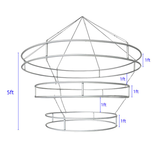 Tiered Circle Hanging Sign