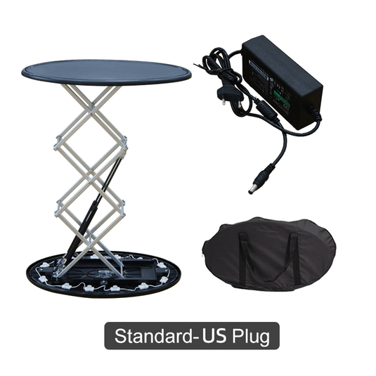 Spring Up Display Counter With Led Lights