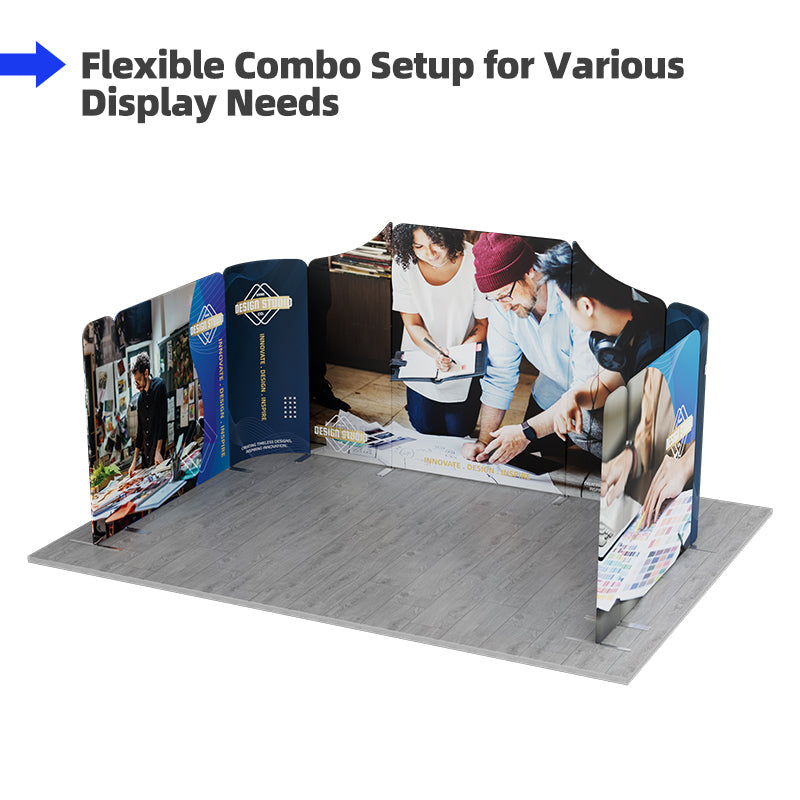 Load image into Gallery viewer, 16.4x10ft Magnetic Modular Fabric Displays-B
