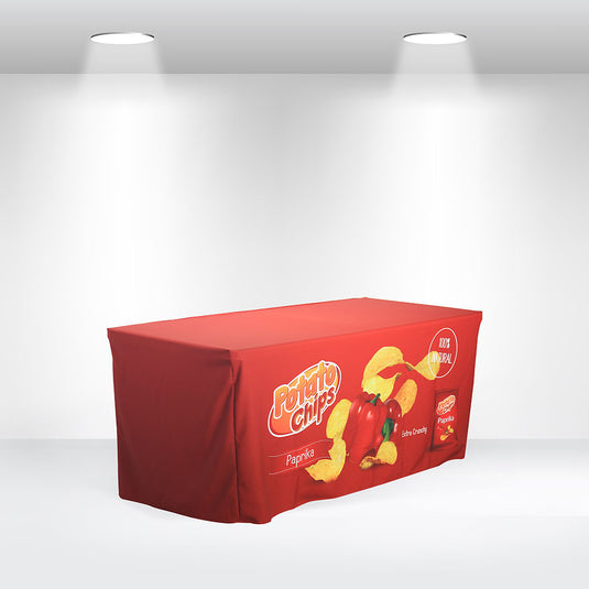 Fitted Table Covers Back with Zipper