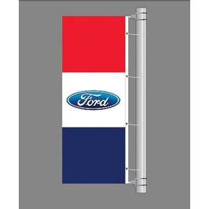 Load image into Gallery viewer, Single Sided Interceptor® Pole Banner Brackets (3.5ft)
