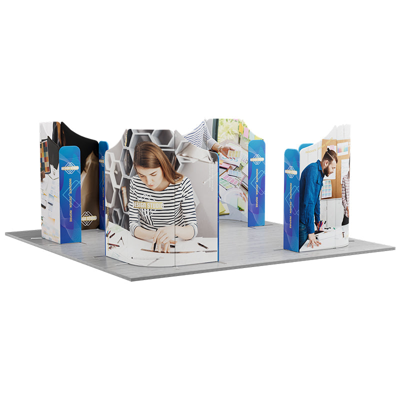 Load image into Gallery viewer, 20x20ft Magnetic Modular Fabric Displays-B
