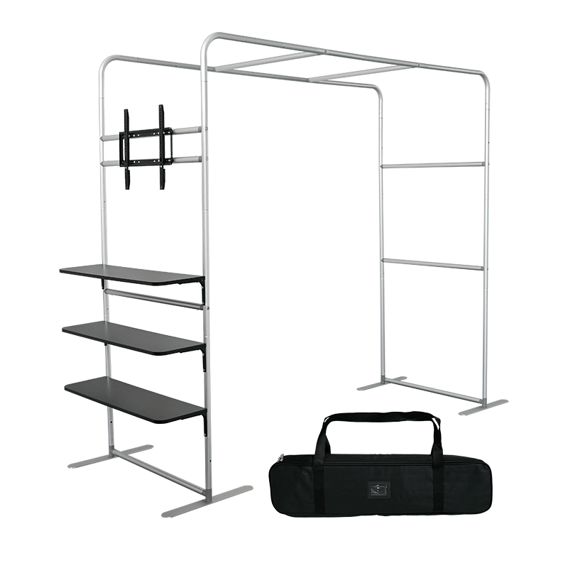 Load image into Gallery viewer, Square Arch Display Shelf &amp; TV Rack
