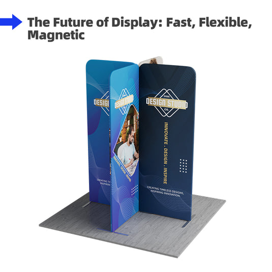 Magnetic Cross Modular Fabric Displays