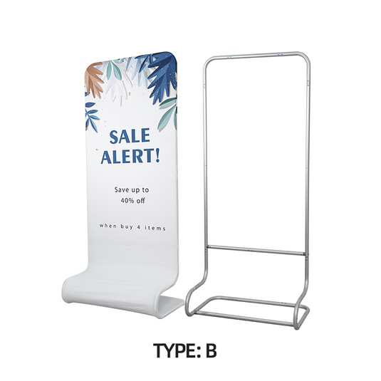 Snake Fabric Display Stands