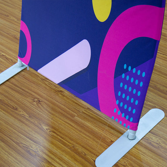S Shaped Fabric Banner Stand