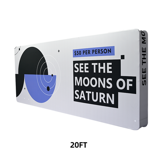 3D Straight Backdrop (Round Corners)