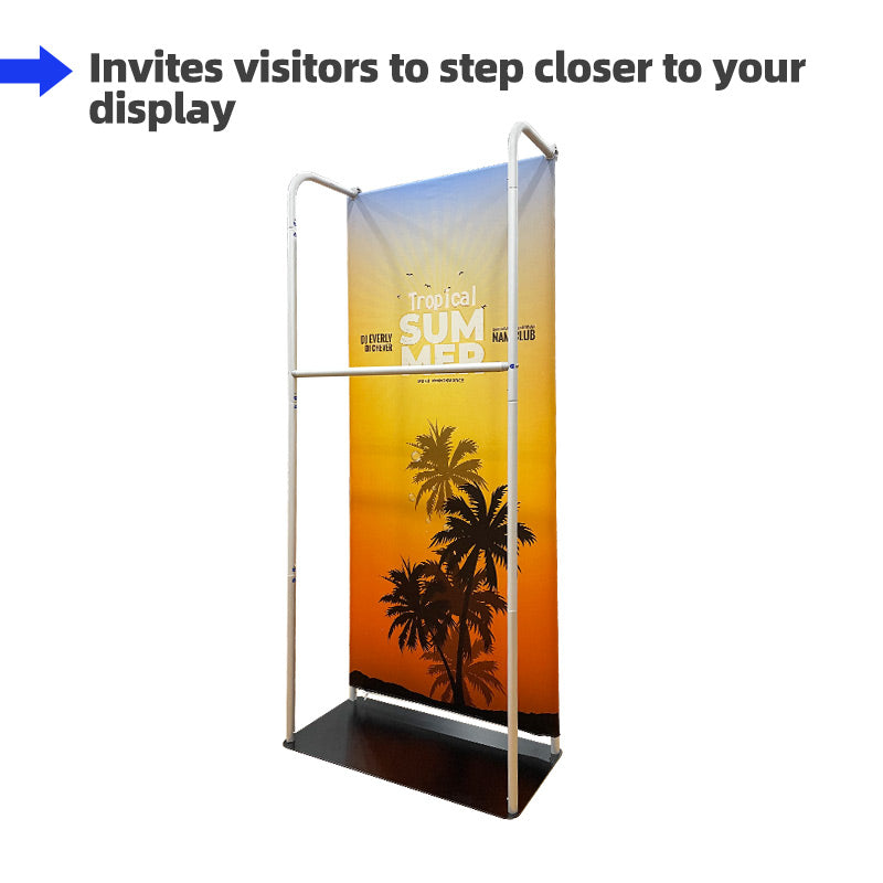 Load image into Gallery viewer, Tension Fabric Stand With Hanging Rail
