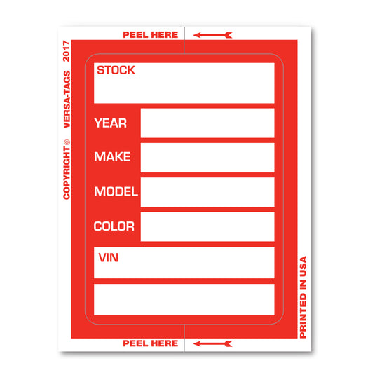 LARGE KLEER-BAK Stock Stickers