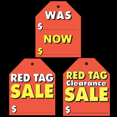 Large Stick-On Decal Tag