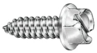 License Plate Slotted Hex Head - 14# X 3/4