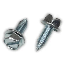 License Plate Slotted Hex Head - 6mm X 16mm - Qty. 100