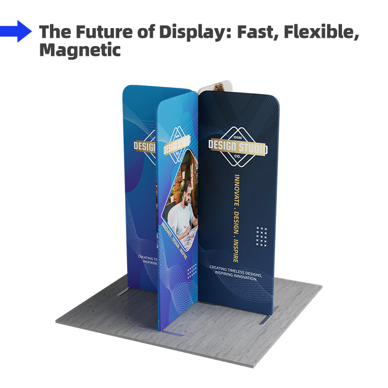 Load image into Gallery viewer, Magnetic Cross Modular Fabric Displays

