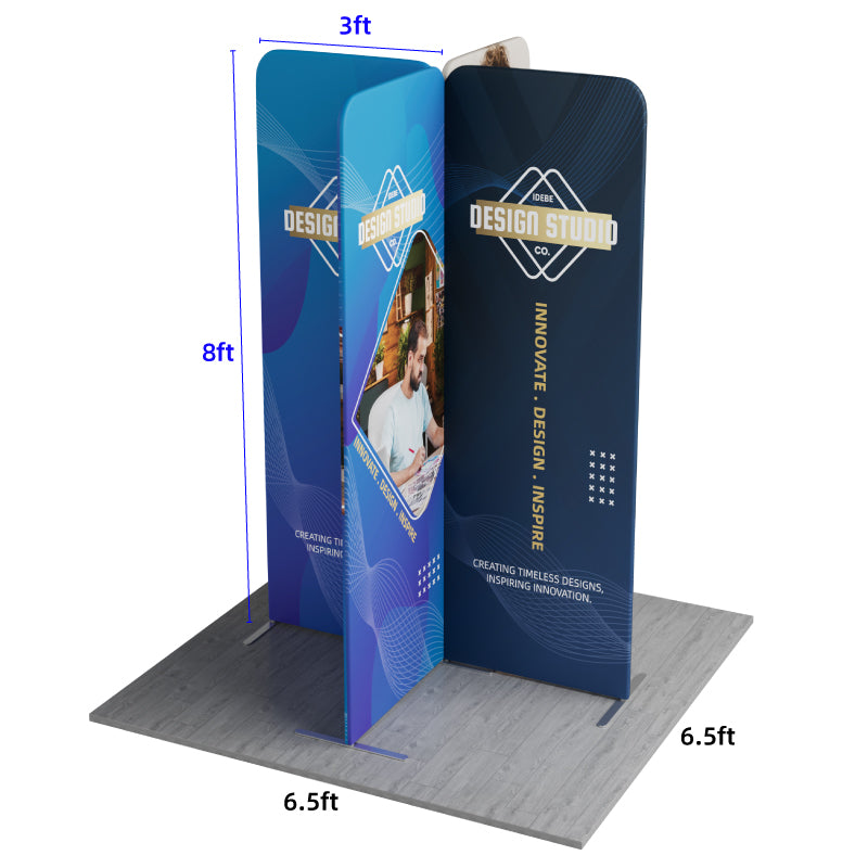 Load image into Gallery viewer, Magnetic Cross Modular Fabric Displays
