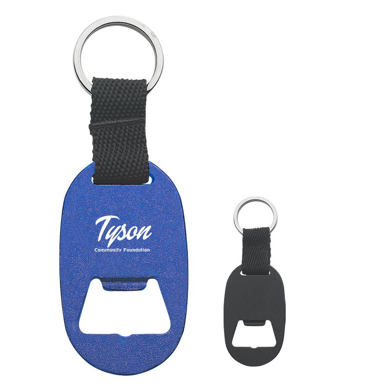 Load image into Gallery viewer, Metal Key Tag With Bottle Opener

