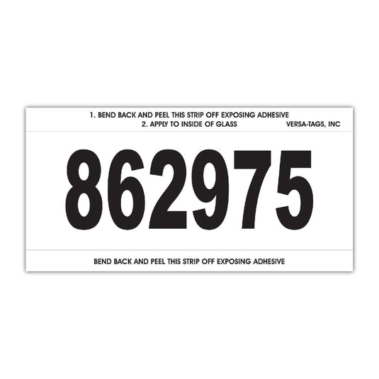 Mini-Signs Numbered - Qty:250