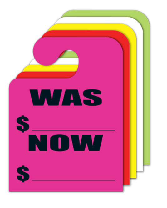 Mirror Hang Tags J Hook - Was/Now