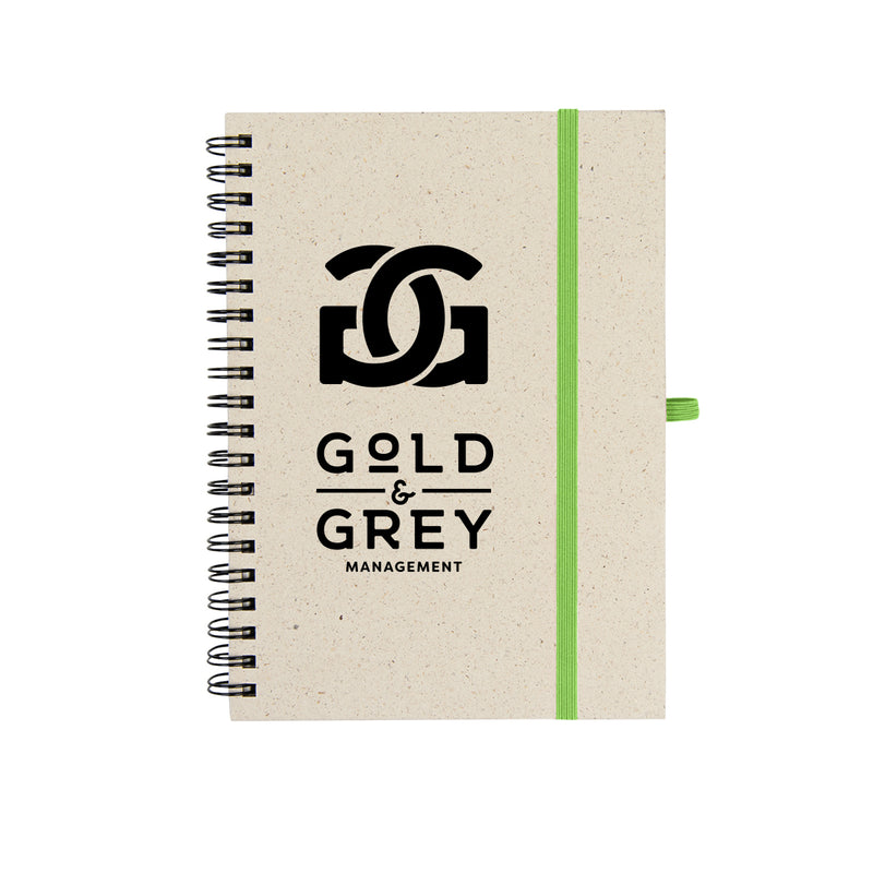 Load image into Gallery viewer, Natural Paper Spiral Notebook
