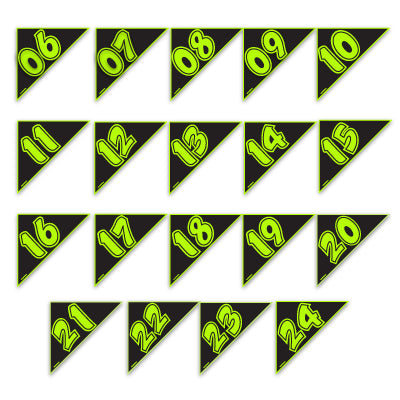 Neon Green & Black Angle Year Models