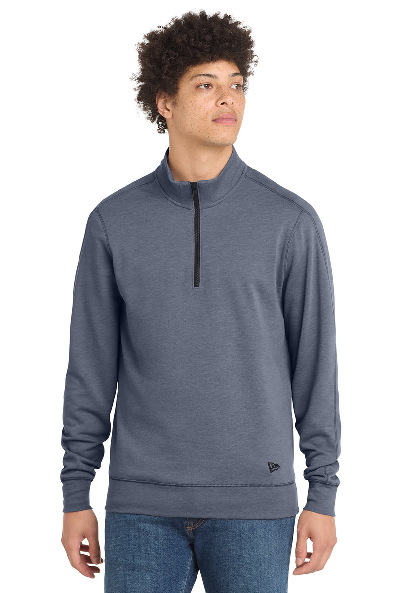 Load image into Gallery viewer, New Era® Tri-Blend Fleece 1/4-Zip Pullover
