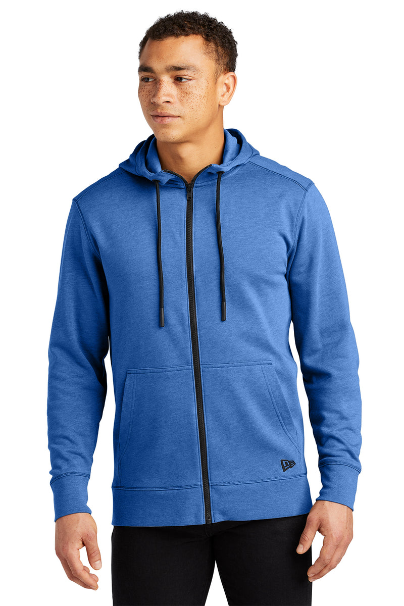 Load image into Gallery viewer, New Era® Tri-Blend Fleece Full-Zip Hoodie
