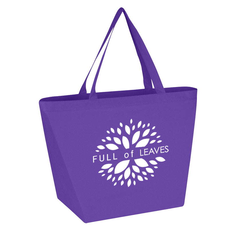 Load image into Gallery viewer, Non-Woven Budget Shopper Tote Bag
