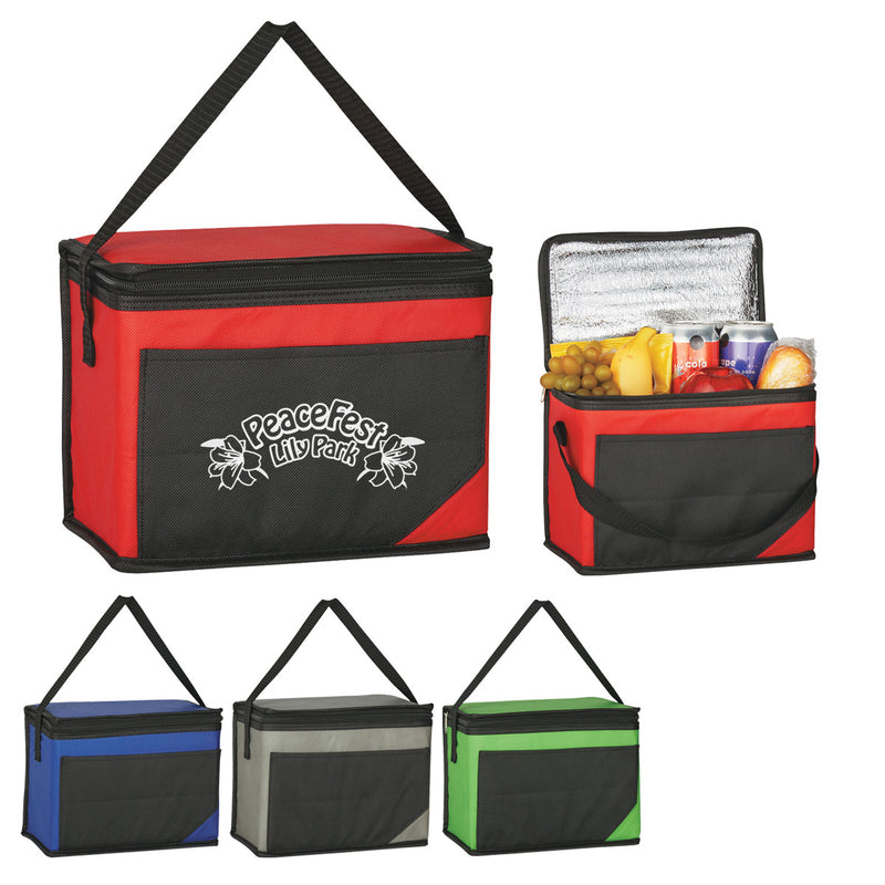 Load image into Gallery viewer, Non-Woven Chow Time Cooler Bag
