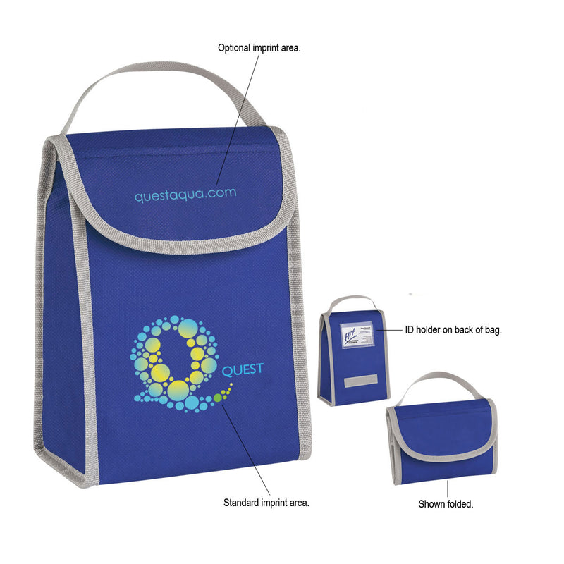 Load image into Gallery viewer, Non-Woven Folding Identification Lunch Bag

