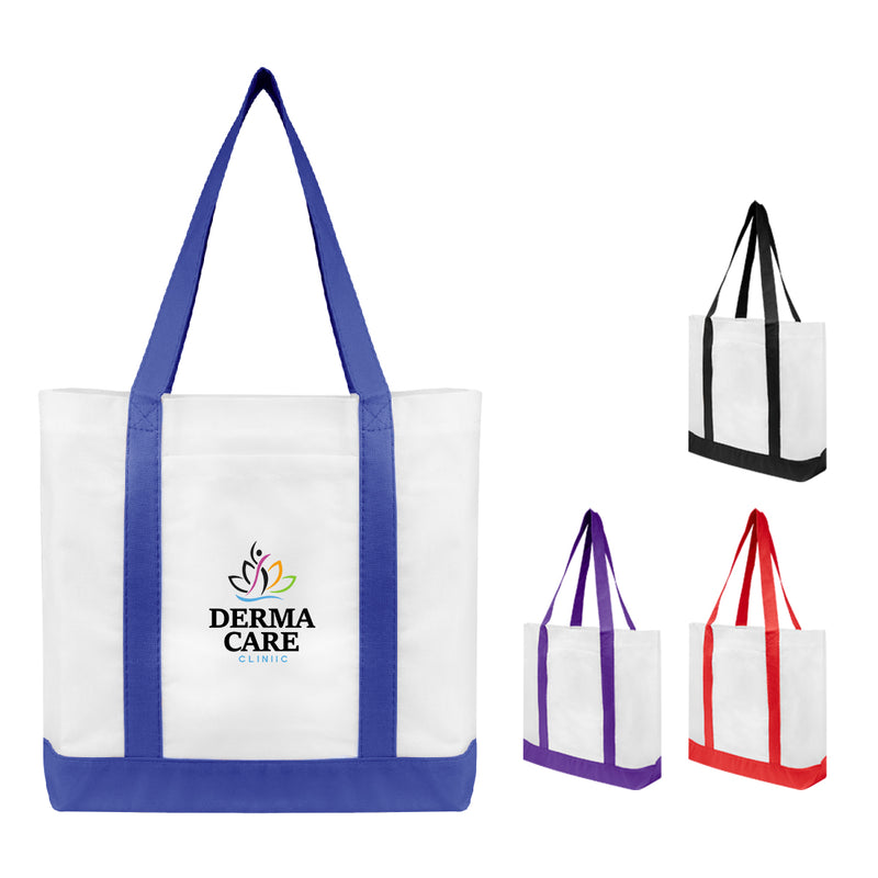 Load image into Gallery viewer, Non-Woven Tote Bag With Trim Colors
