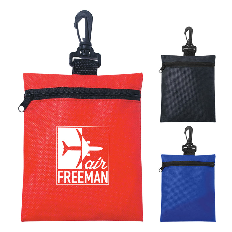 Load image into Gallery viewer, Non-Woven Zippered Pouch
