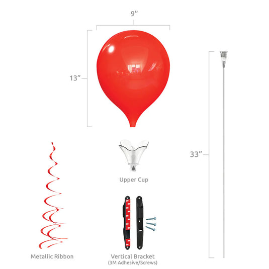 PermaShine® 1-Balloon Vertical Bracket Kit