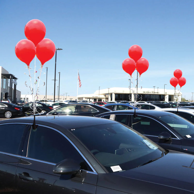 Load image into Gallery viewer, PermaShine® 3-Balloon Bouquet Adjustable Car Window Kit
