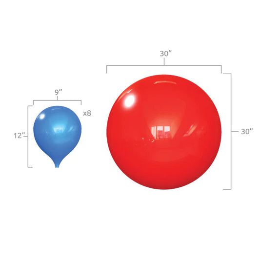 PermaShine® 4-Layer Ceiling Balloon Column Kit