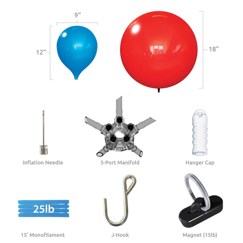 Load image into Gallery viewer, PermaShine® 6-Balloon Bud Kit
