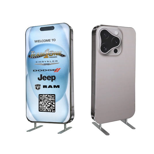 Phone-Shaped Fabric Stand