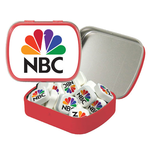 PM Small Tin with Printed Mints