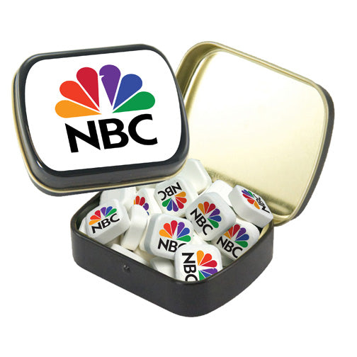 PM Small Tin with Printed Mints