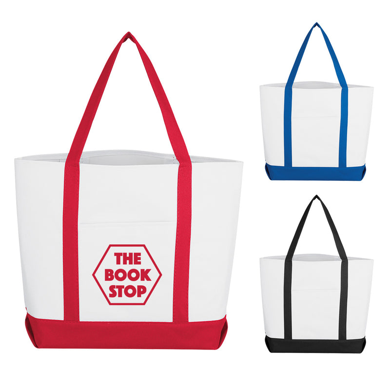 Load image into Gallery viewer, Pocket Shopper Tote Bag

