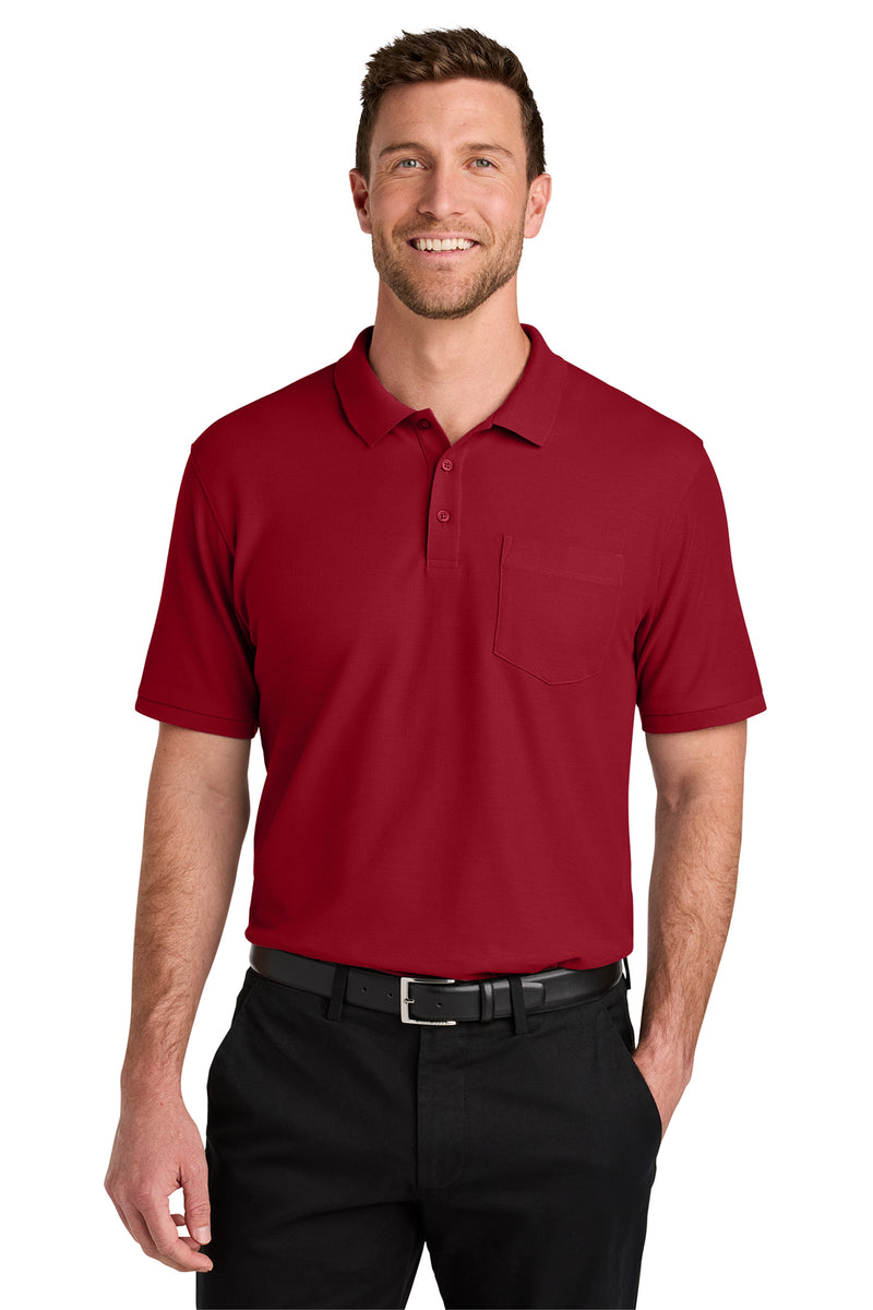 Load image into Gallery viewer, Port Authority® Wearever Signature Pique Pocket Polo
