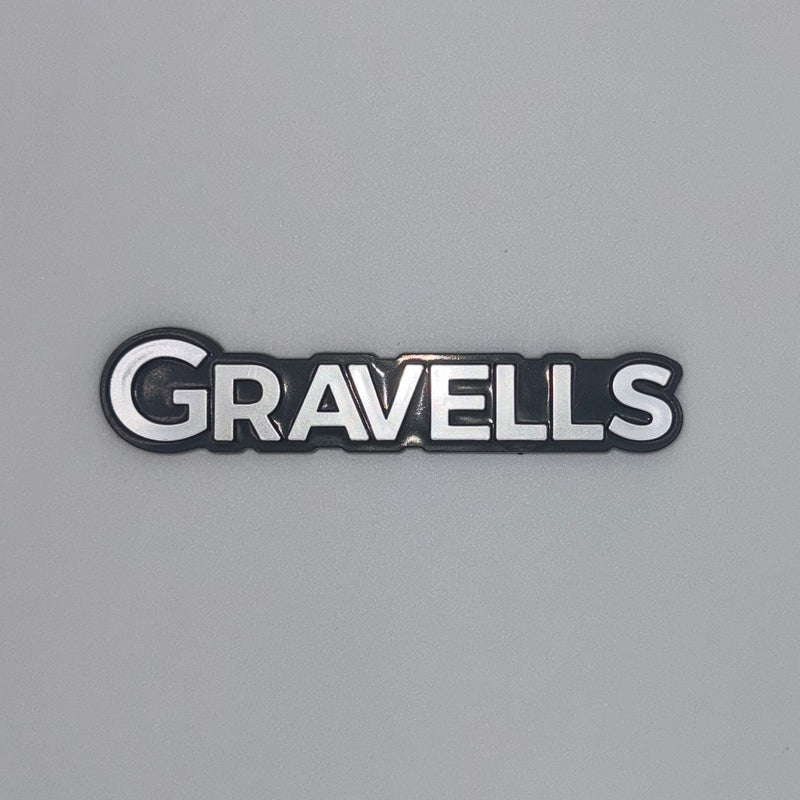 Load image into Gallery viewer, Premium plastic rear deck badge with 3M® tape for car customization, featuring a sleek design and durable construction.
