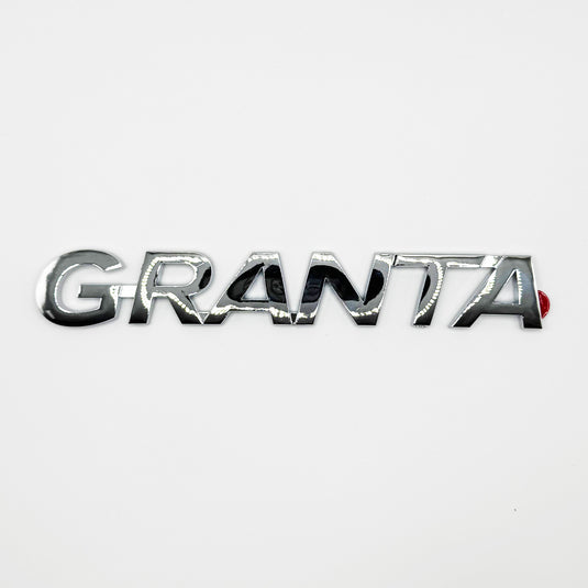 Chrome rear stroke badge for vehicle, featuring a sleek design with a premium finish, ideal for car rear decoration.