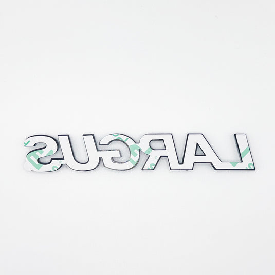 Premium Rear Stroke Die Cut Plastic Badge