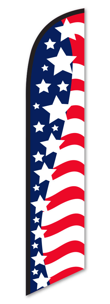 Load image into Gallery viewer, Premium Swooper Flag - American Glory
